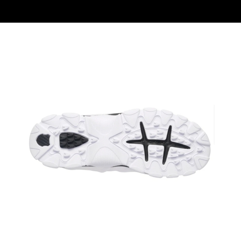 K-Swiss Men's ST329 CMF Leather Tennis Sneaker White/Black - Picture 3 of 7